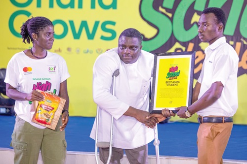 Sunyani SHS best agriculture student offered job